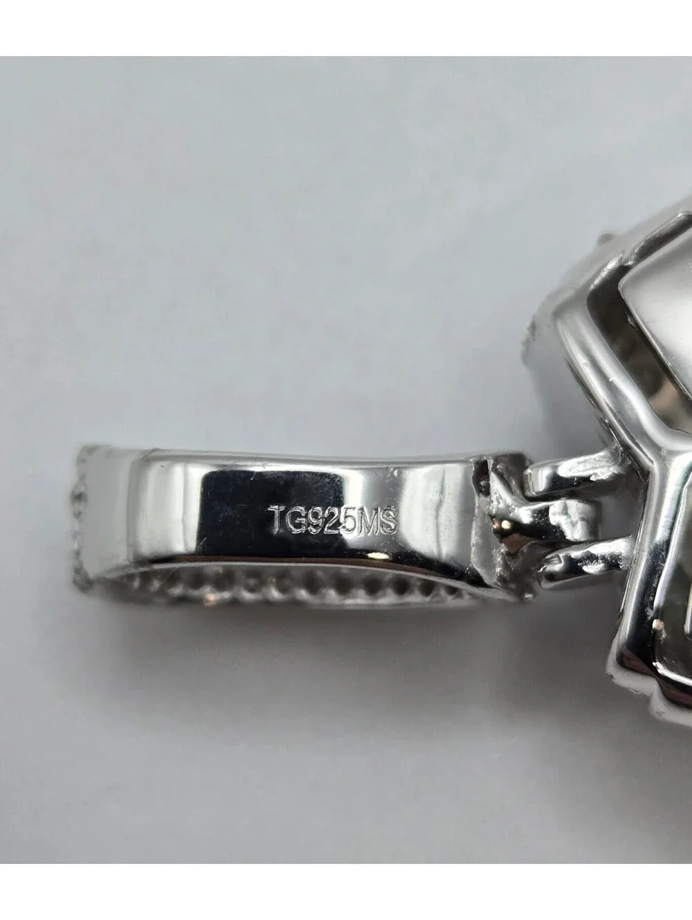 NEW Solid 925 Sterling Silver Boxing Gloves Pendant 8.0CTW VVS1 Moissanite Iced
